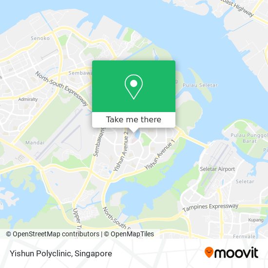 Yishun Polyclinic map