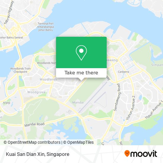 Kuai San Dian Xin map