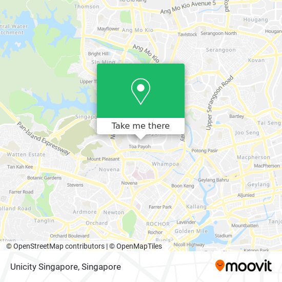 Unicity Singapore map