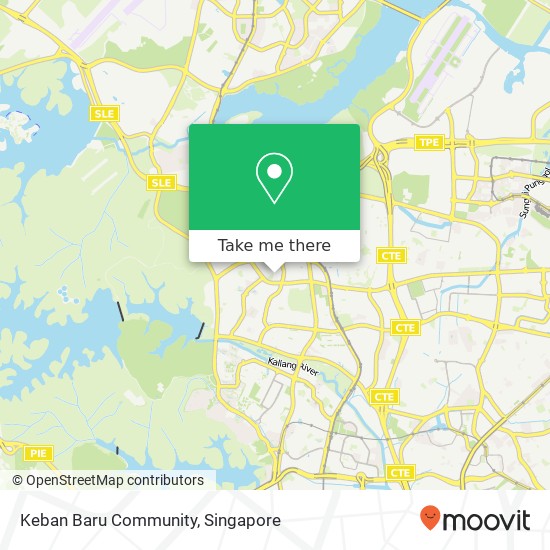 Keban Baru Community map