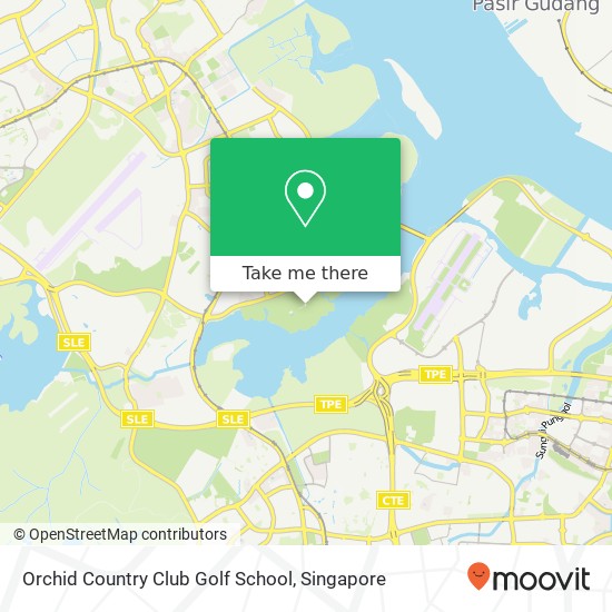 Orchid Country Club Golf School map
