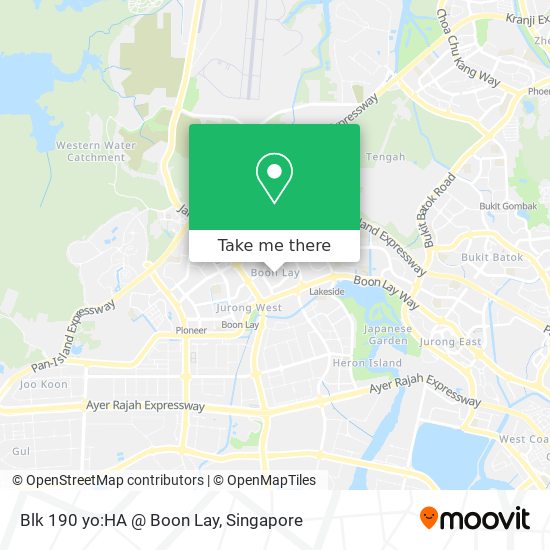 Blk 190 yo:HA @ Boon Lay map