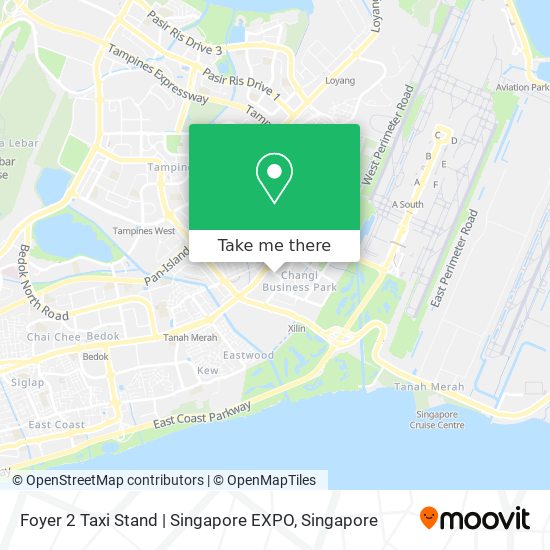 Foyer 2 Taxi Stand | Singapore EXPO map