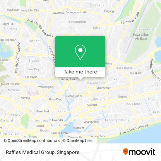 Raffles Medical Group map