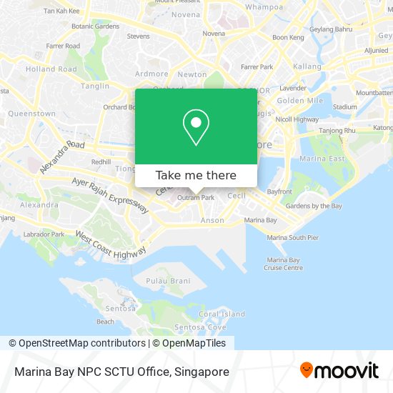 Marina Bay NPC SCTU Office map