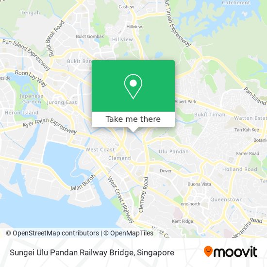 Sungei Ulu Pandan Railway Bridge map