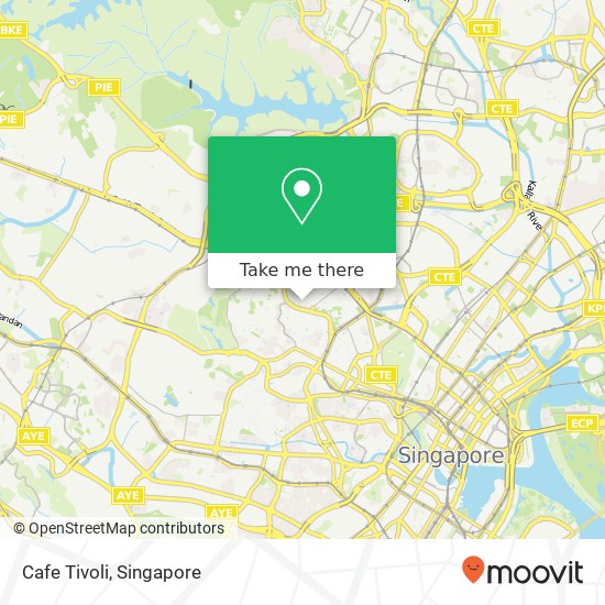 Cafe Tivoli map