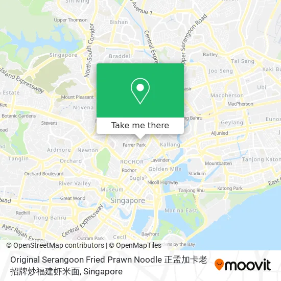 Original Serangoon Fried Prawn Noodle 正孟加卡老招牌炒福建虾米面 map