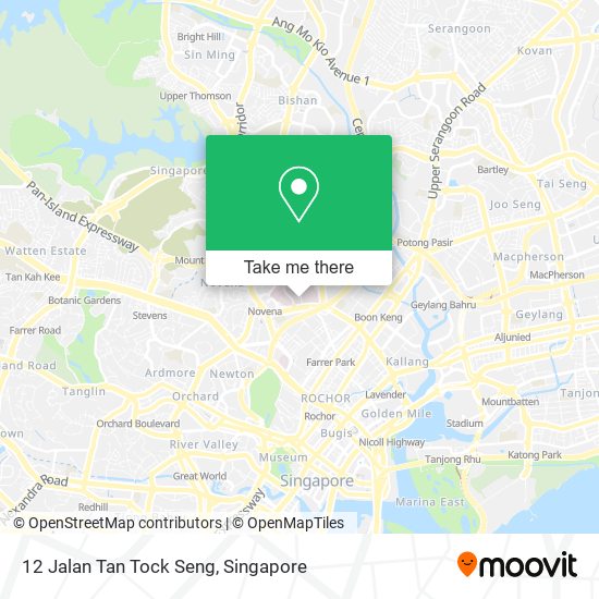 12 Jalan Tan Tock Seng map