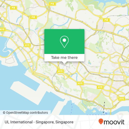 UL International - Singapore map