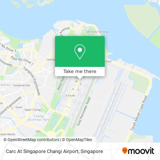 Carc At Singapore Changi Airport map