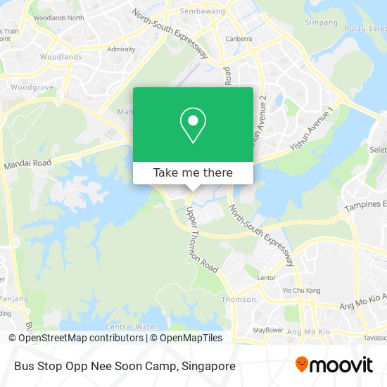 Bus Stop Opp Nee Soon Camp map