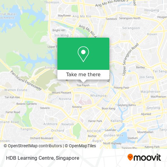 HDB Learning Centre map