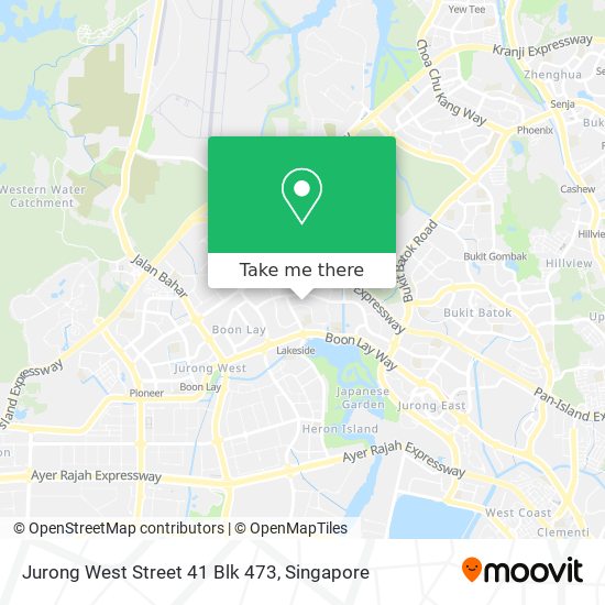 Jurong West Street 41 Blk 473地图