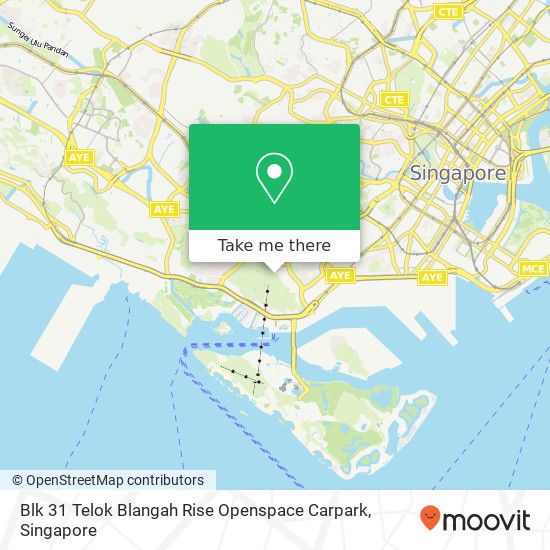 Blk 31 Telok Blangah Rise Openspace Carpark map