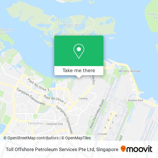 Toll Offshore Petroleum Services Pte Ltd map