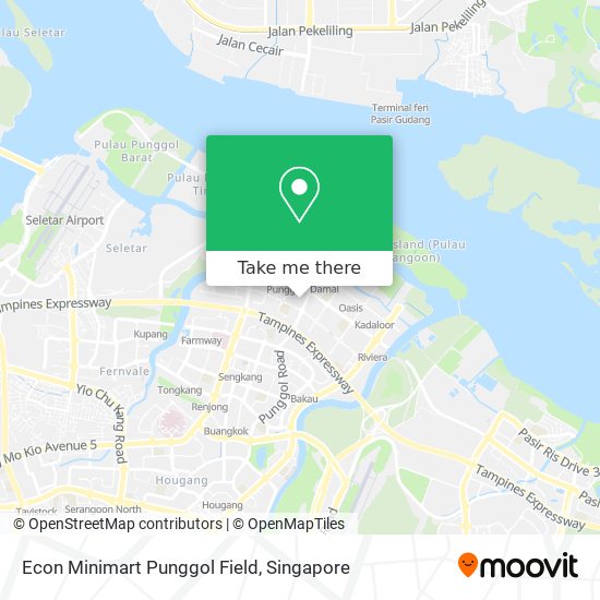 Econ Minimart Punggol Field地图