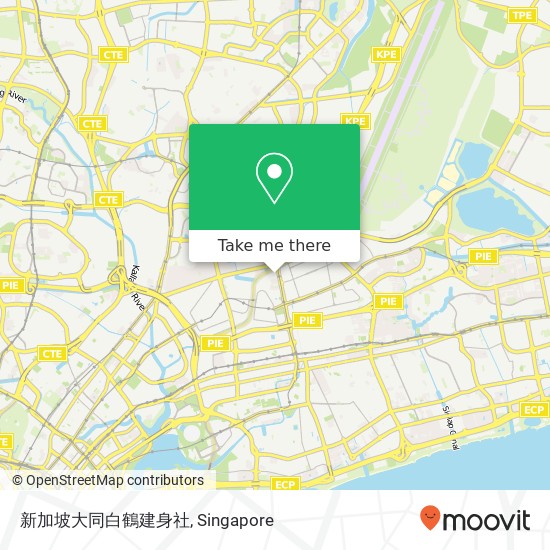 新加坡大同白鶴建身社 map