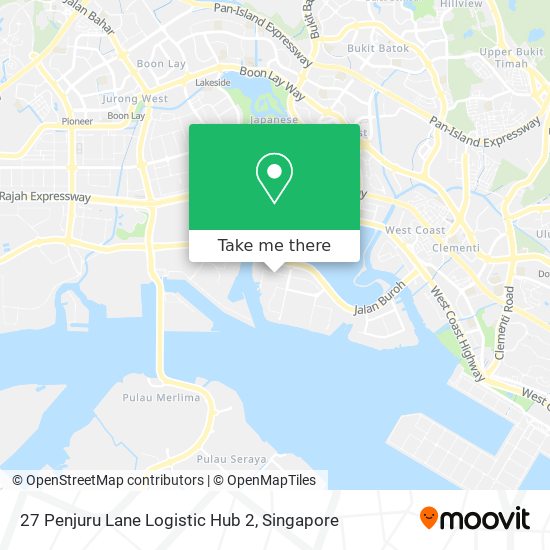 27 Penjuru Lane Logistic Hub 2 map