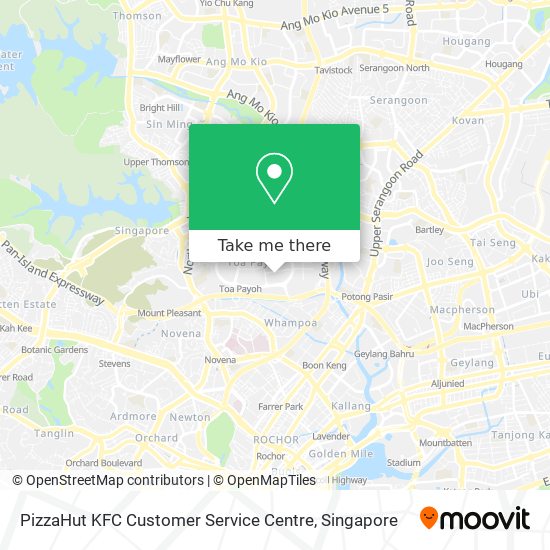 PizzaHut KFC Customer Service Centre地图