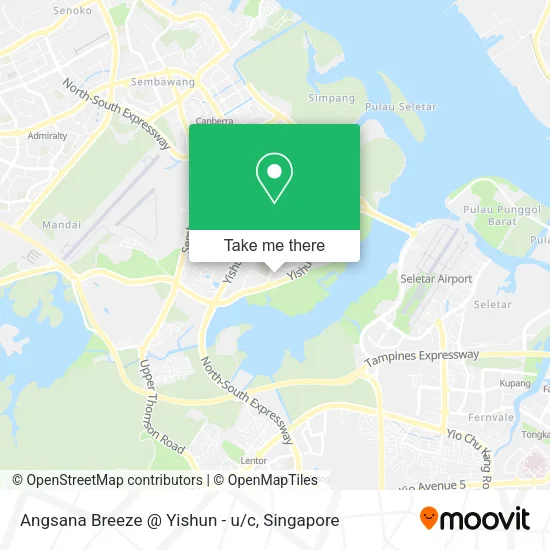 Angsana Breeze @ Yishun - u/c地图