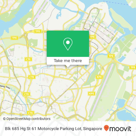 Blk 685 Hg St 61 Motorcycle Parking Lot map