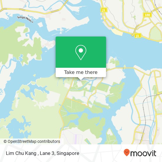 Lim Chu Kang , Lane 3 map