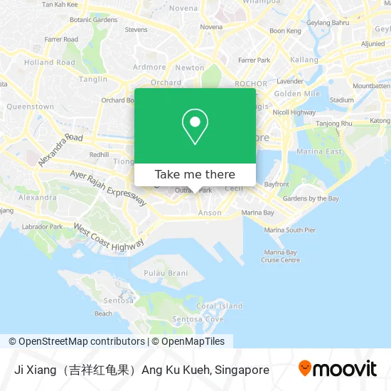 Ji Xiang（吉祥红龟果）Ang Ku Kueh map