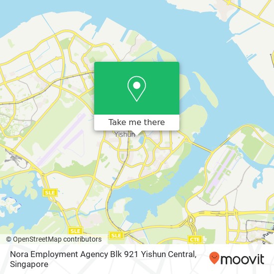 Nora Employment Agency Blk 921 Yishun Central地图