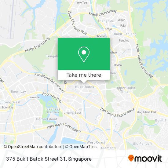 375 Bukit Batok Street 31 map