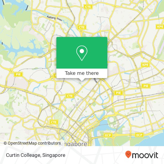 Curtin Colleage map