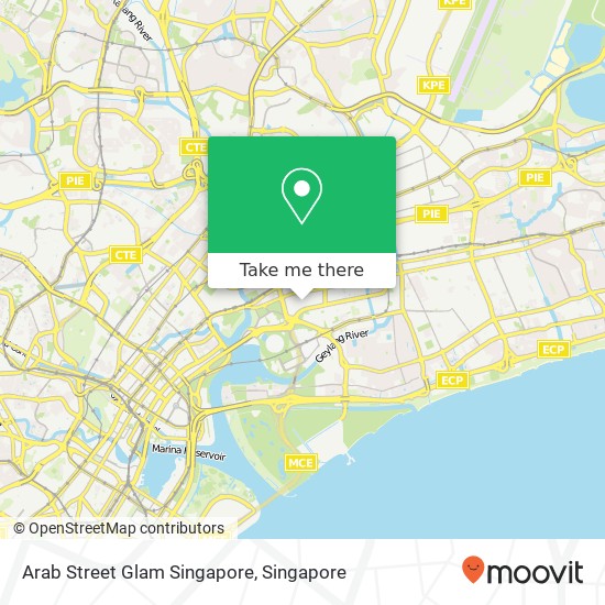 Arab Street Glam Singapore地图