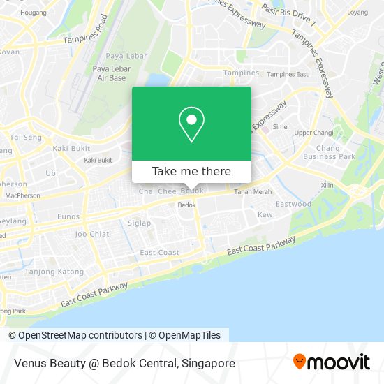 Venus Beauty @ Bedok Central map