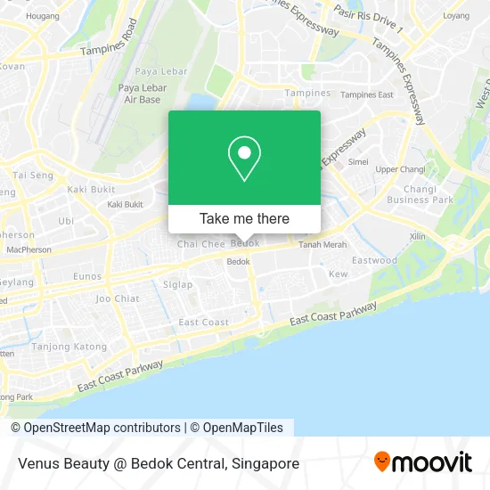 Venus Beauty @ Bedok Central map