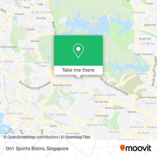 On1 Sports Bistro map