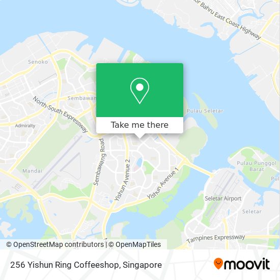 256 Yishun Ring Coffeeshop地图