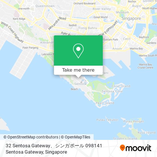 32 Sentosa Gateway、シンガポール 098141 Sentosa Gateway map