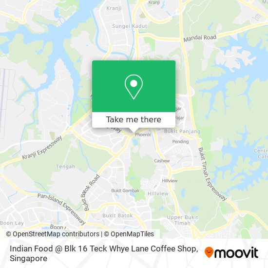 Indian Food @ Blk 16 Teck Whye Lane Coffee Shop map