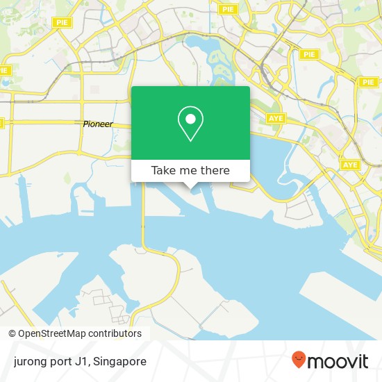 jurong port J1 map