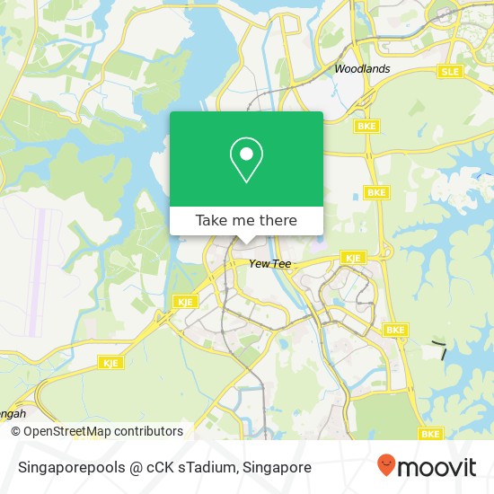 Singaporepools @ cCK sTadium map