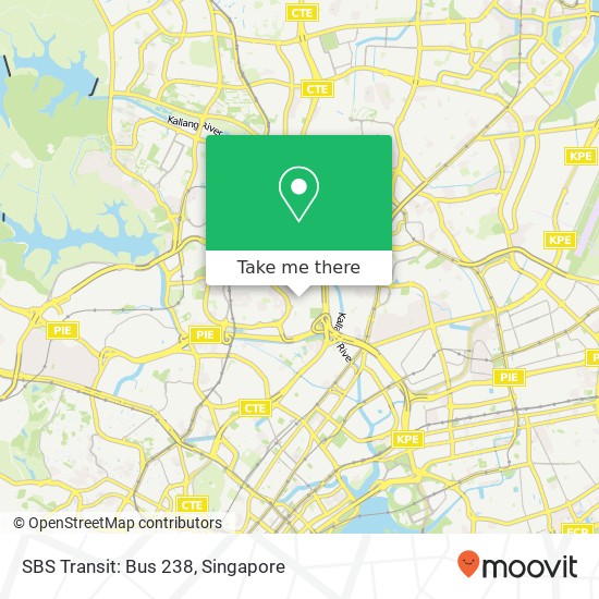 SBS Transit: Bus 238 map