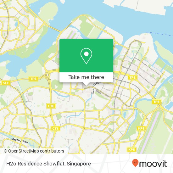 H2o Residence Showflat map