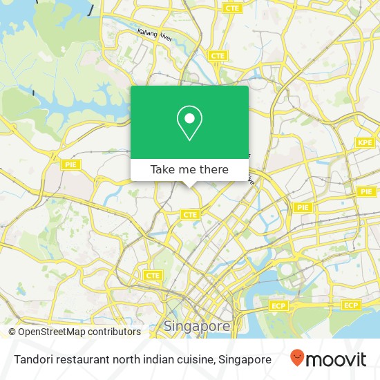 Tandori restaurant north indian cuisine map