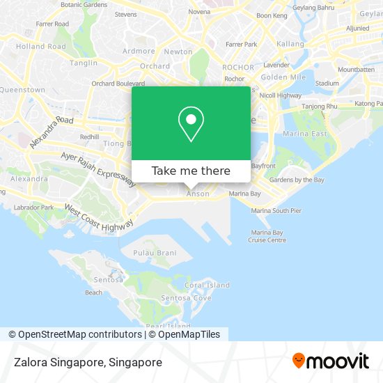 Zalora Singapore map