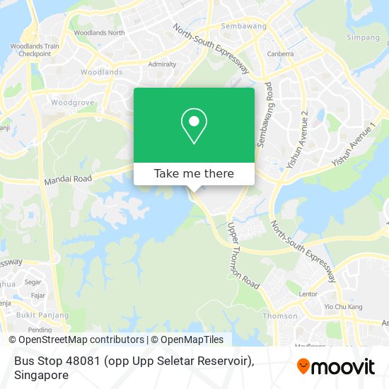 Bus Stop 48081 (opp Upp Seletar Reservoir)地图
