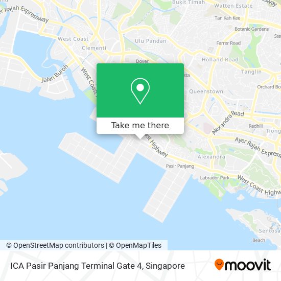 ICA Pasir Panjang Terminal Gate 4地图