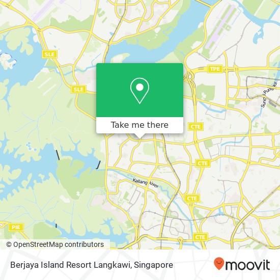 Berjaya Island Resort Langkawi map