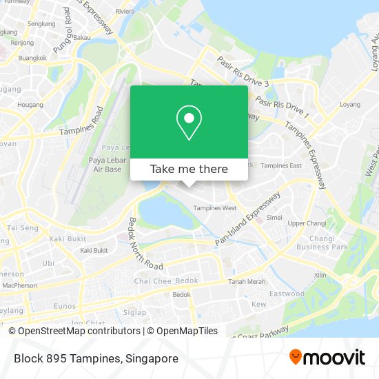 Block 895 Tampines map