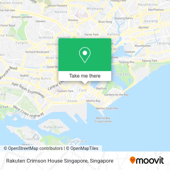 Rakuten Crimson House Singapore地图