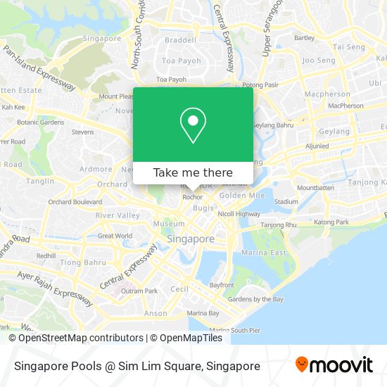 Singapore Pools @ Sim Lim Square map